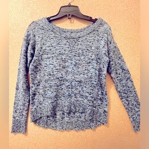 American Eagle Outfitters Blue Sweater With Gold Glimmery Thread. Size XS